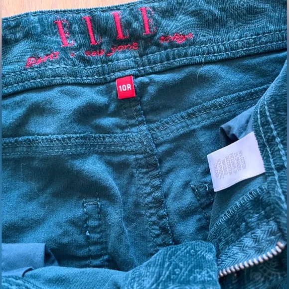 Elle Teal Paisley-Print Straight Leg Jeans - Picture 5 of 11